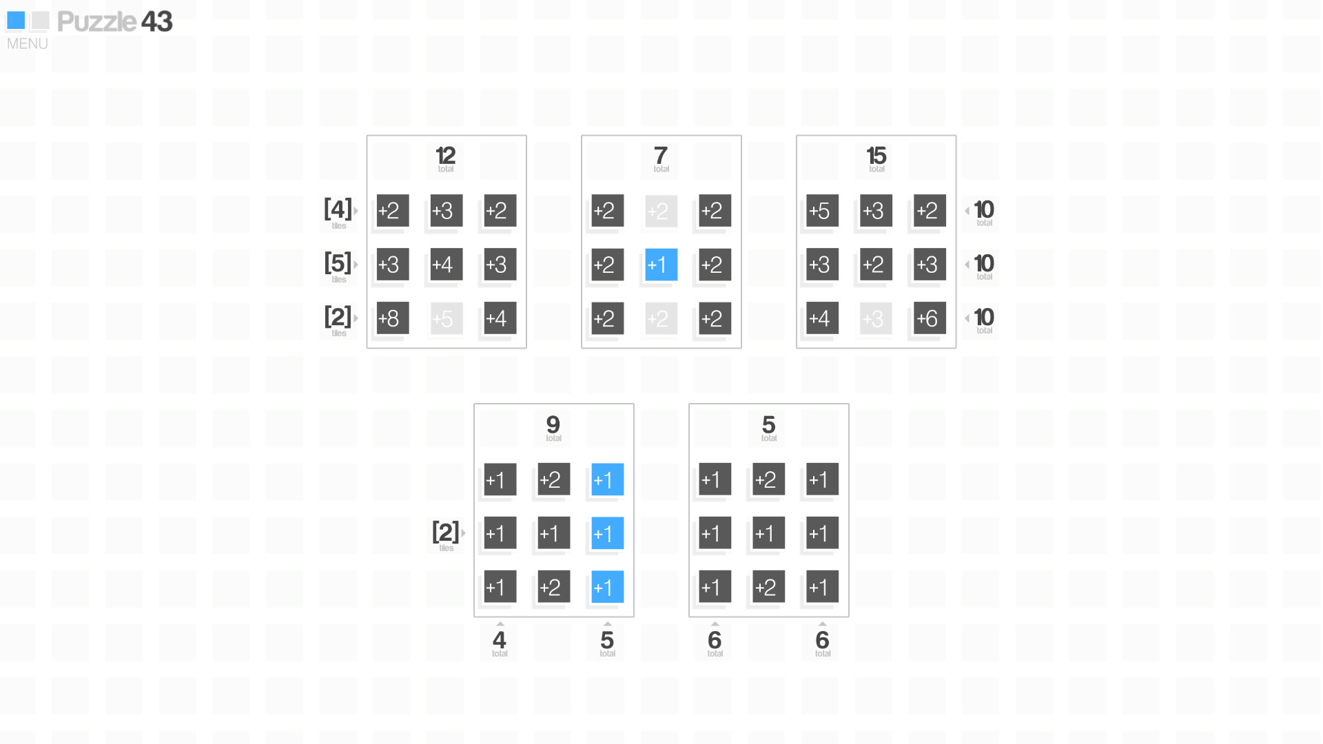 CrossCells：数字方格与行列提示组成逻辑盘面，通过数字线索判断应移除的格子。